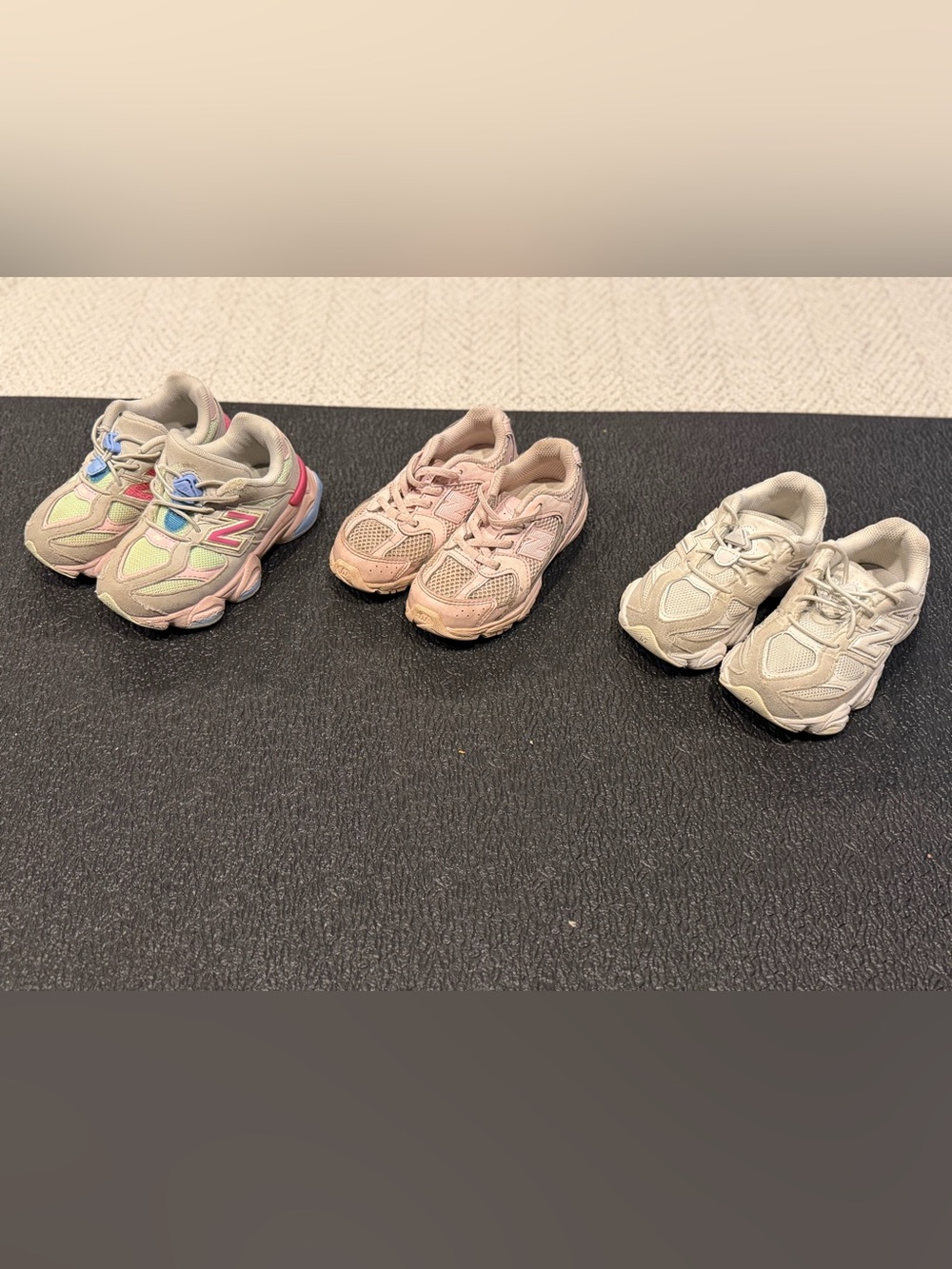 (3) Pairs of Girl’s New Balance Athletic Sneakers